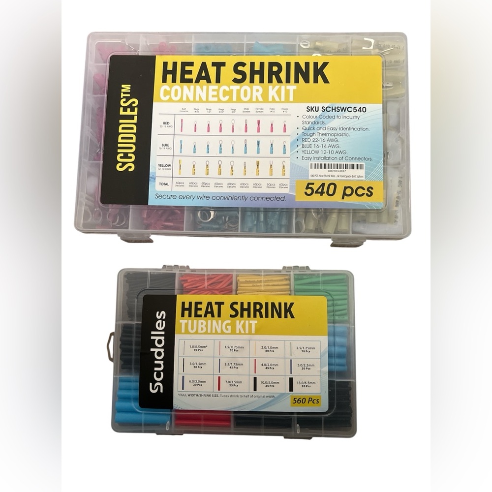 Scuddles 540 / 560 Heat Shrink Connector and Tubing Kit NIB - Picture 10 of 11